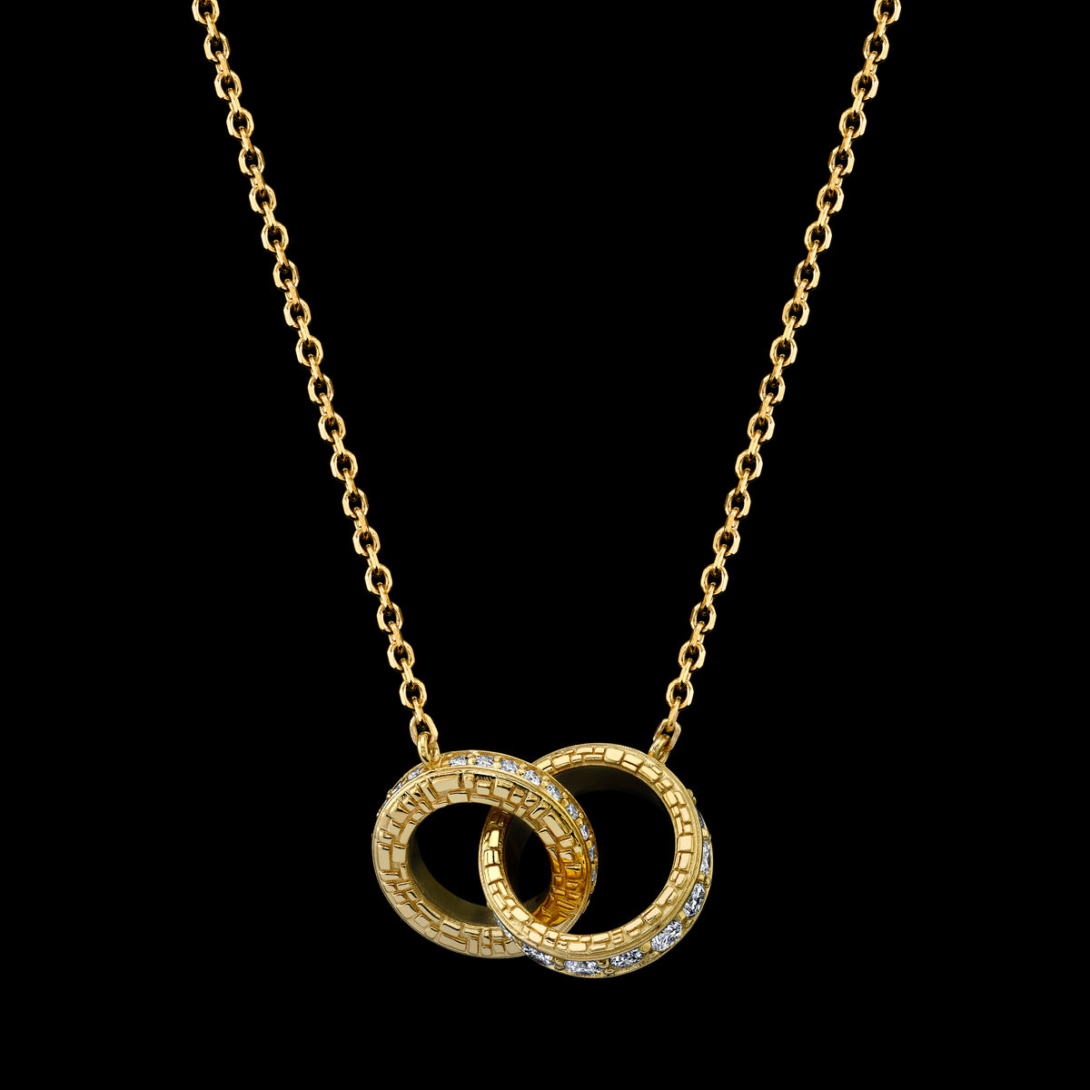 アクセサリー CDL EternityPierce Signature Collection Yellow Gold Full Eternity Diamond