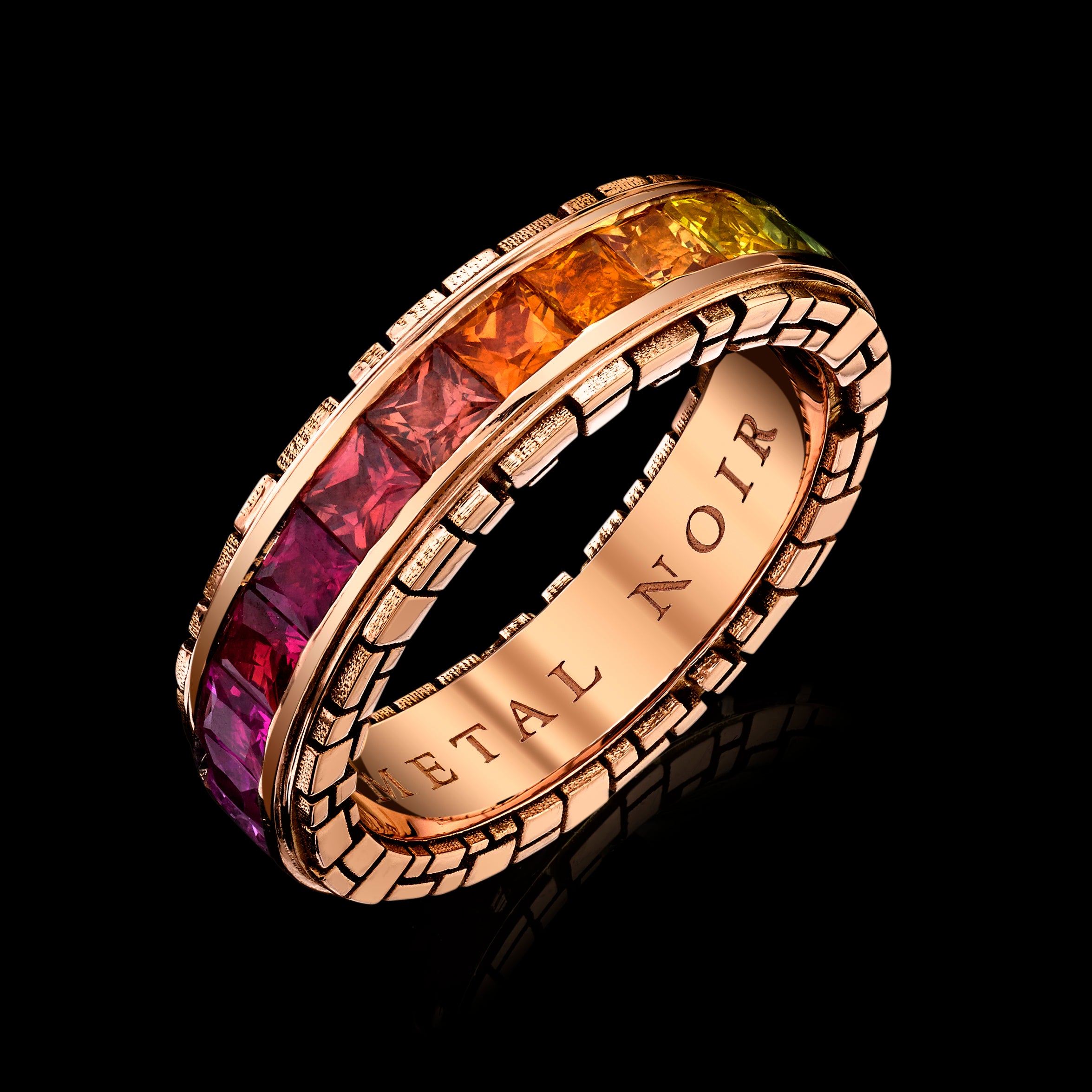 Full Spectrum Collection 10 Point Princess Cut Ring