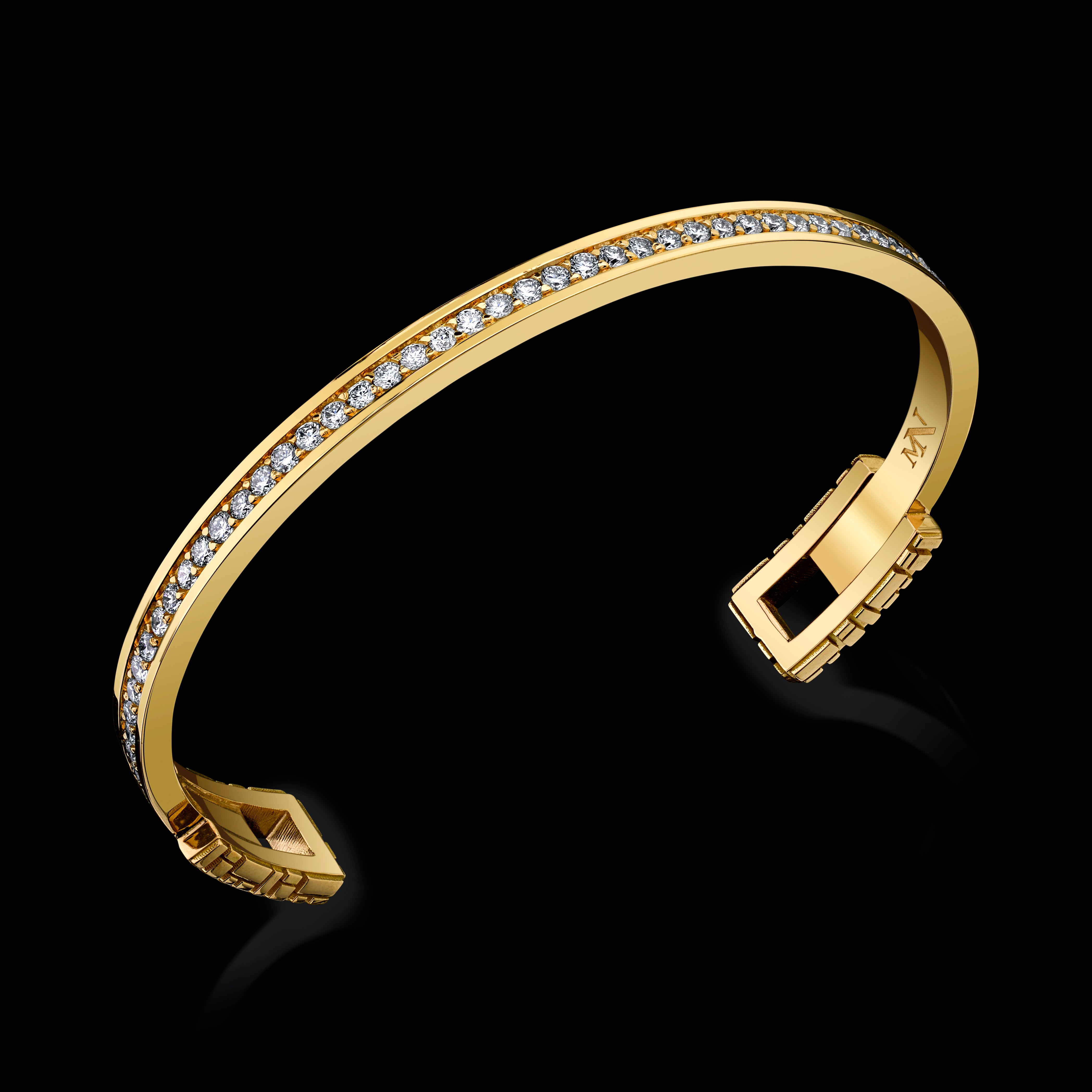 Signature Collection Cuff Bracelet with Diamonds