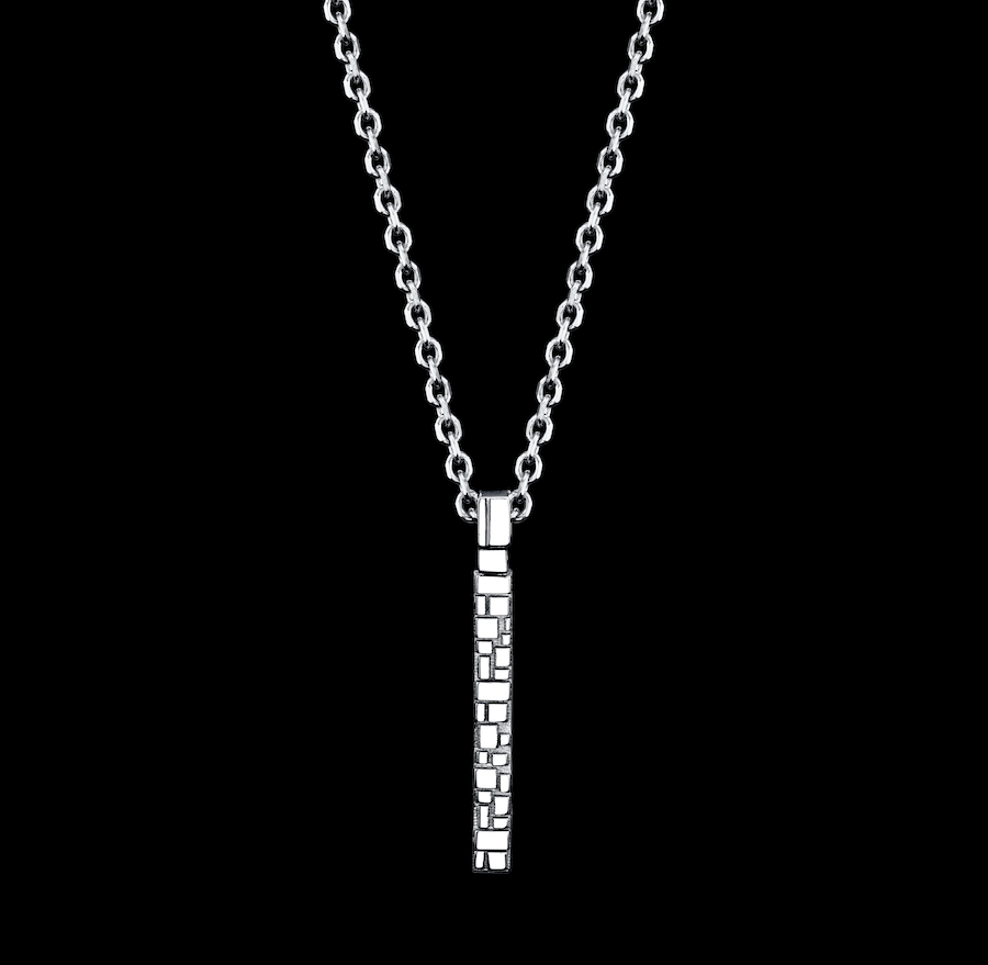 Signature Collection Small Baguette Bar Necklace