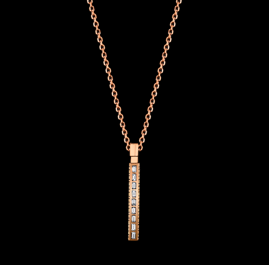 Baguette 2025 bar necklace