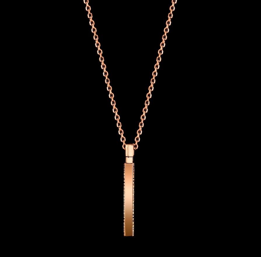 Signature Collection Large Baguette Bar Necklace