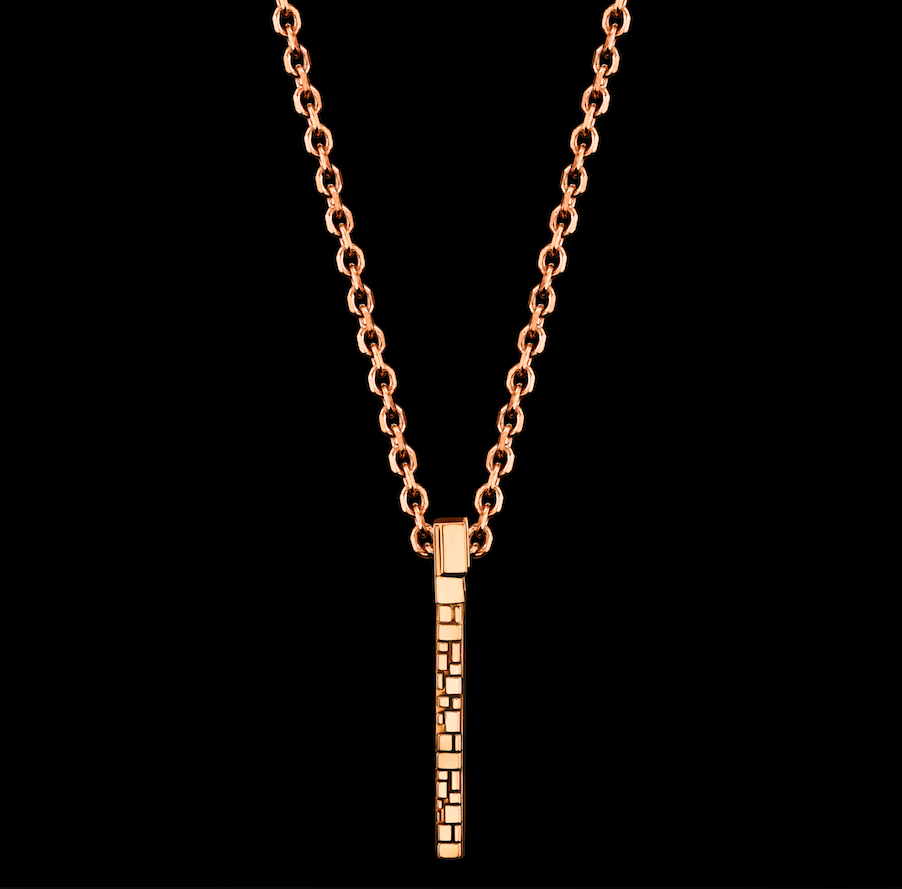 Signature Collection Micro Baguette Bar Necklace