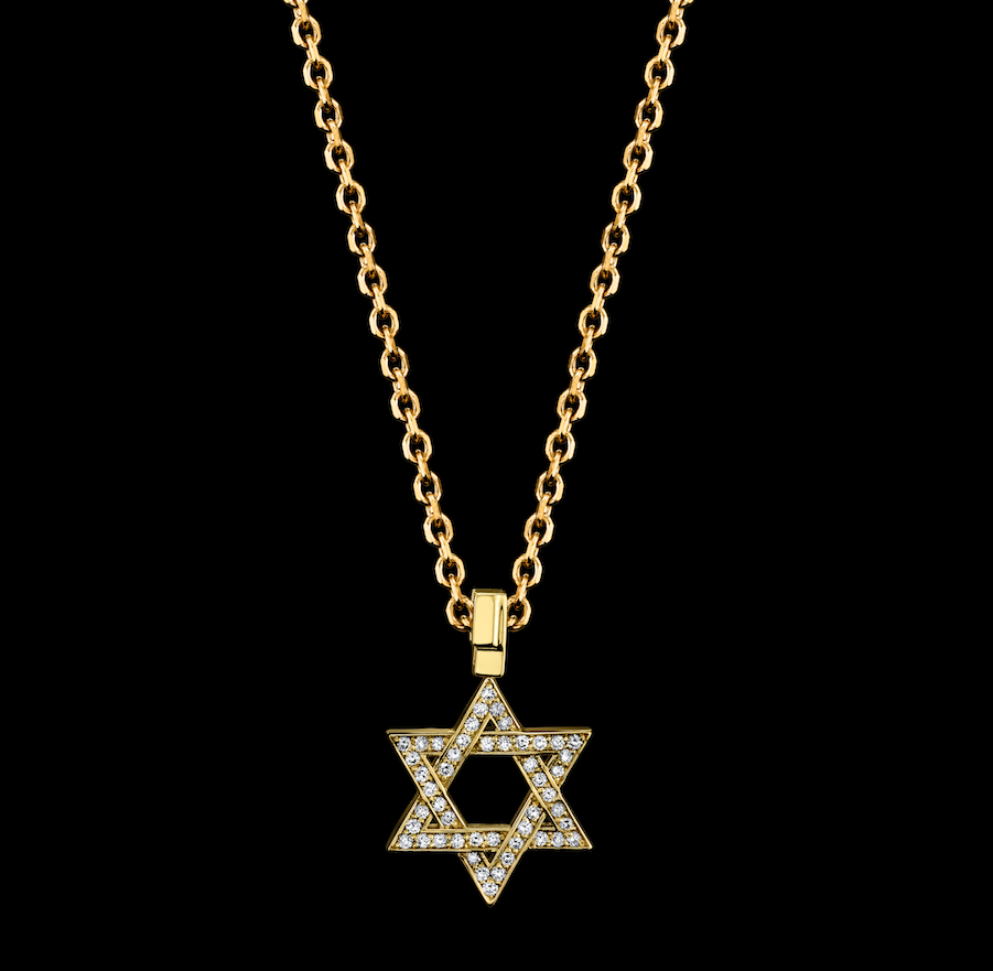 Signature Collection Small Star of David Necklace