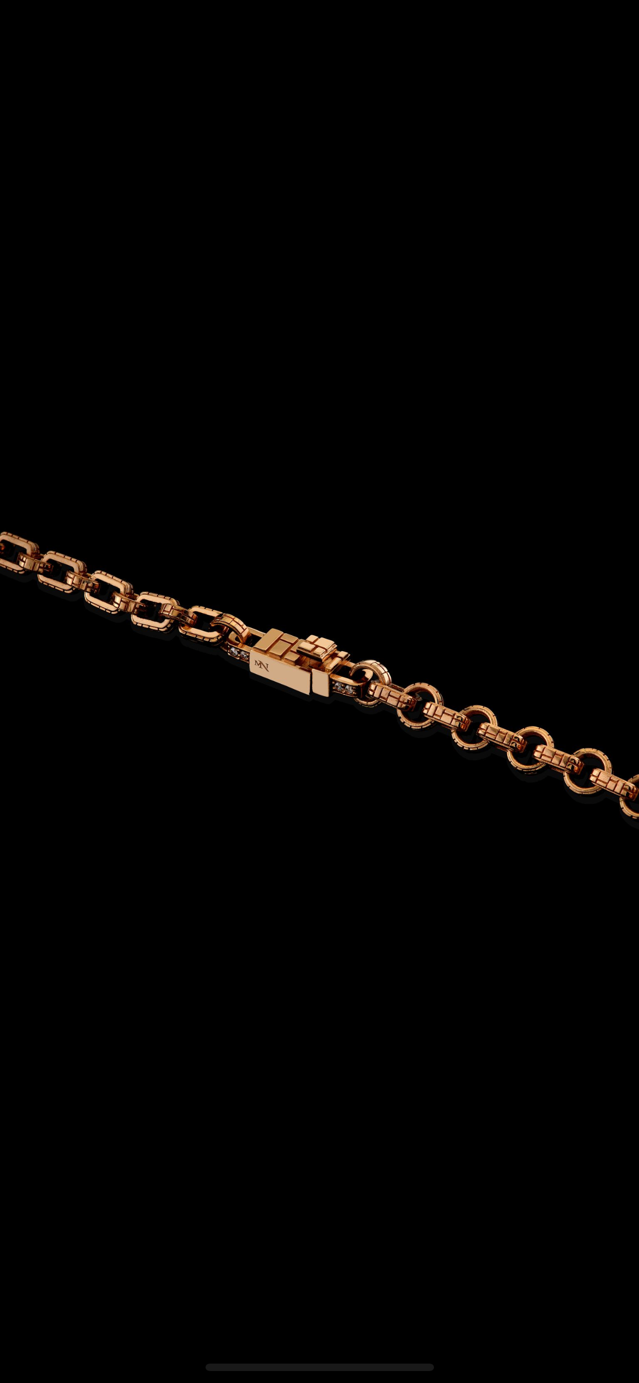 Signature Collection ‘Interlocked’ Link Bracelet in 18k Rose Gold