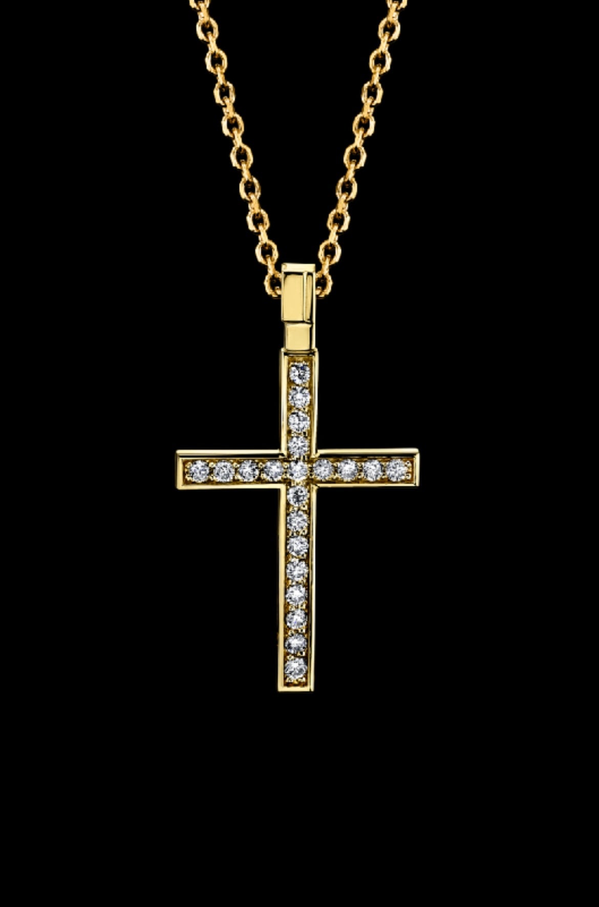 Signature Collection Large Cross Necklace