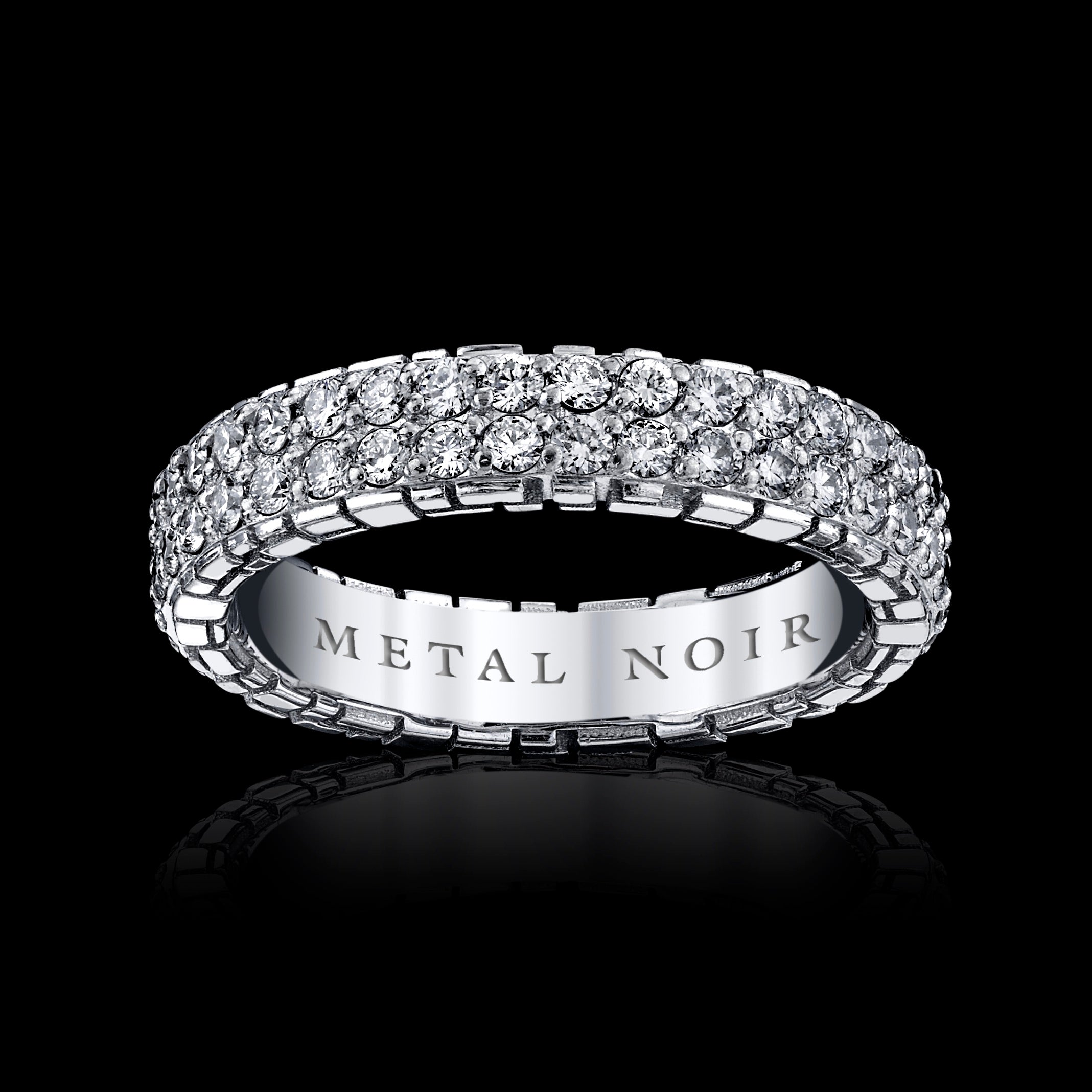 Signature Collection Two Row Eternity Diamond Ring